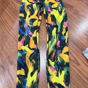 Lululemon Athletica Multicolor Abstract Leggings